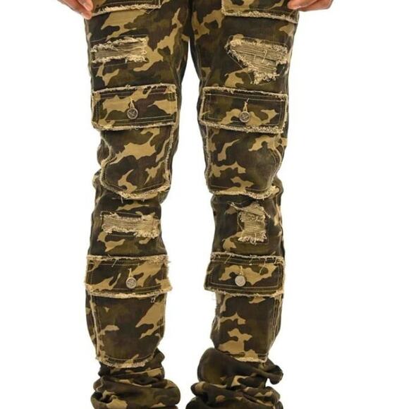 DOCTRINE SAVANT STACKED DENIM (CAMO) SIZE 34
